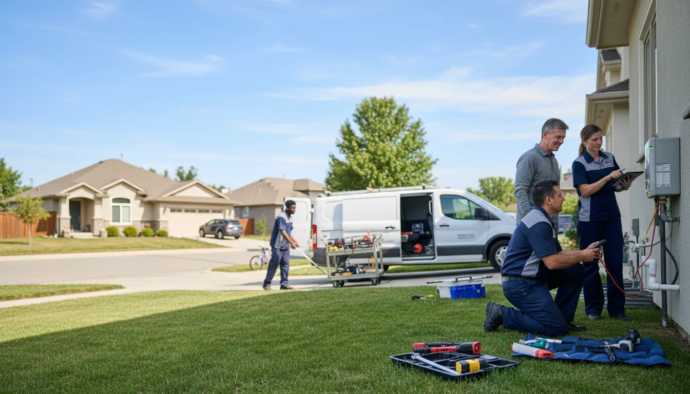 Tankless water heater service in Servia, IN